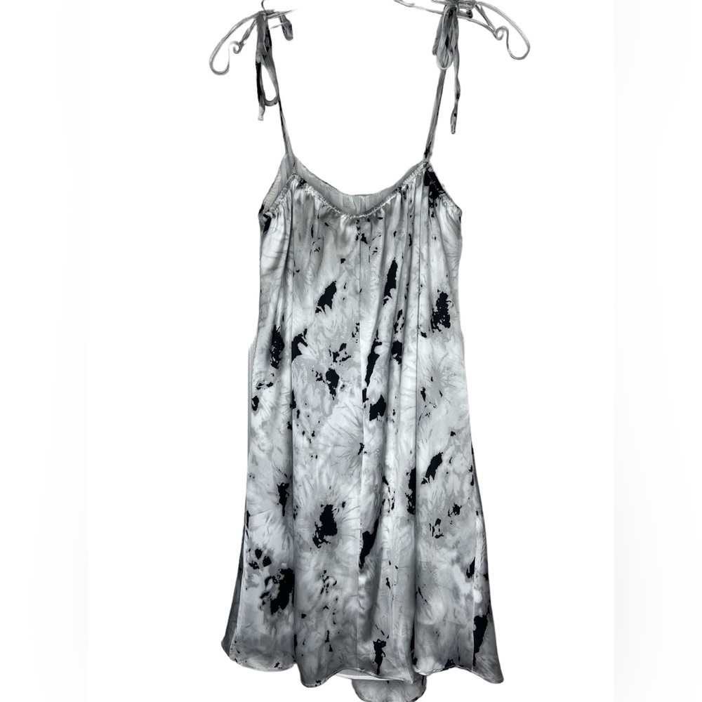 Buddy Love NWT Rizzo Tie Shoulder Swing Dress - Black Tie-Dye - Size Small